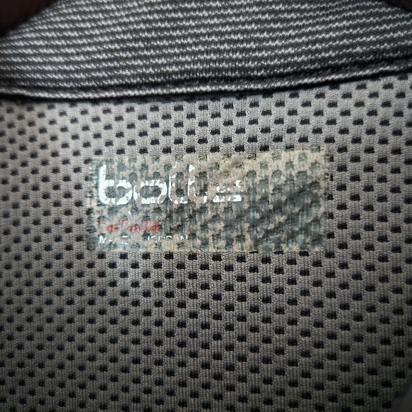 Bolle Polo Shirt Short Sleeve Collar Dark Gray Black Golf Performance Neutral - Picture 9 of 11